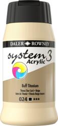 Daler-Rowney System3 Akril festék Buff Titanium 500 ml 1 db (129500024)