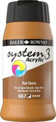 Daler-Rowney System3 Akril festék Raw Sienna 500 ml 1 db (129500667)