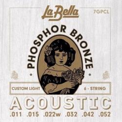 La Bella 7GPCL Phosphor Bronze Akusztikus gitárhúrok (LB-7GPCL)