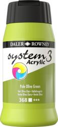 Daler-Rowney System3 Akril festék Pale Olive Green 500 ml 1 db (129500368)