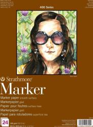 Strathmore Serie 400 Smooth Marker Pad Vázlatfüzet 31 x 23 cm 190 g (P497-9-4)