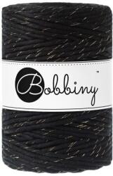 Bobbiny Macrame Cord 5 mm 100 m Golden Black Zsinór (MX-E118)