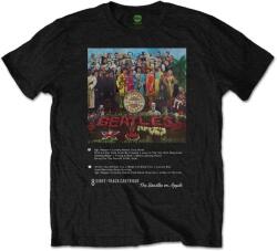 The Beatles Ing Sgt Pepper 8 Track Unisex Black L (BEATTEE300MB03)