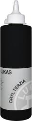LUKAS Cryl Terzia Plastic Bottle Akril festék Ivory Black 500 ml 1 db (749820500)