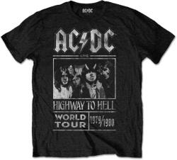 AC/DC Ing Highway to Hell World Tour 1979/1980 Unisex Black M (ACDCTTRTW01MB02)