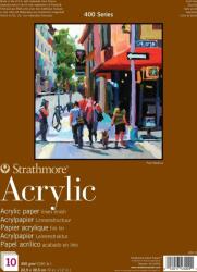 Strathmore Serie 400 Linen Finish Acrylic Pad Vázlatfüzet 31 x 23 cm 400 g (P430-9-4)