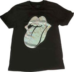 The Rolling Stones Foil Tongue Black L Női Ing (RSBLKTS02LB03)