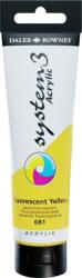 Daler-Rowney System3 Akril festék Fluorescent Yellow 150 ml 1 db (129150681)