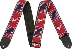 Fender 2'' Monogrammed Red/White/Blue Textil gitár heveder (0990682000)
