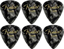 Fender 351 Shape Premium 6 Black Moto Pengető (098-2351-143-6PACK-SET)