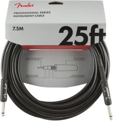 Fender Professional Series Black 7, 5 m Egyenes - Egyenes Hangszerkábel (0990820016)