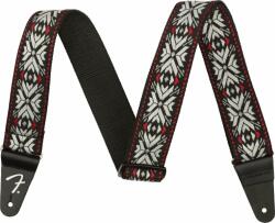 Fender Pasadena Woven Strap Textil gitár heveder Red Snowflake (0990638026)