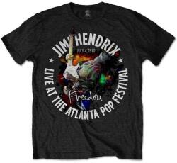 Jimi Hendrix Ing Atlanta Pop Festival 1970 Unisex Black XL (JHXTTRTW01MB04)