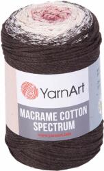 YARNART Macrame Cotton Spectrum 225 m 1302 Brown Pink Zsinór (Macrame Cotton Spectrum 1302)