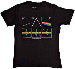 Pink Floyd Prism Heart Beat Rövid ujjú póló Black XL (PFTEE172MB04)