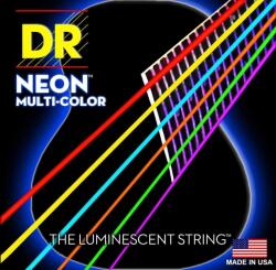 DR Strings MCA-12 Neon Akusztikus gitárhúrok (NMCA-12)