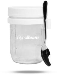 GymBeam Reggeliző pohár White 350 ml