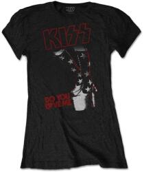 Kiss Ing Do You Love Me Womens Black 2XL (KISSTS03LB05)