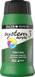 Daler-Rowney System3 Akril festék Hooker's Green 500 ml 1 db (129500352)