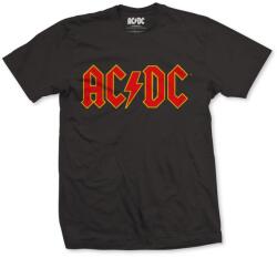 AC/DC Logo Rövid ujjú póló Black M (ACDCTS02MB02)