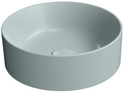 SAPHO GSI Kube X Pultra szerelhető kerámia mosdótál 40 cm, matt jégkék 942615 (942615)