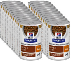 Hill's HILL'S PD Prescription Diet Canine k/d csirke (pörkölt) 24x354g-konzervdobozban