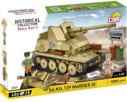 COBI II WW Sd. Kfz. 139 Marder III, 1: 35, 486 p, 2 f (CBCOBI-3131)