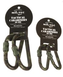 Mil-Tec TACTICAL karabiner 8 cm woodland 2 db 15922080 (15922080)