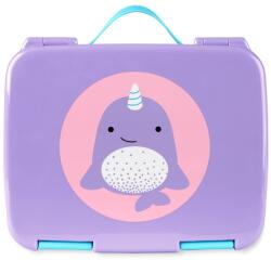 Skip Hop Zoo uzsonnás doboz kiegészítőkkel Narvál