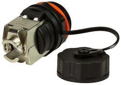 LogiLink Cat. 6A ipari válaszfalas Keystone Jack RJ45 STP (NP0085)