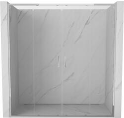 Mexen Exo, 2 szárnyú csúszó 190x200 cm, 6mm átlátszó üveg, króm profil, 8152-190-000-01-00 (8152-190-000-01-00)