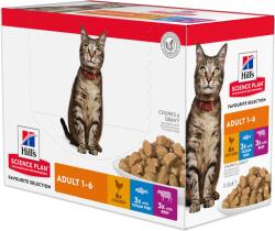 Hill's Hill' s Science Plan Feline Adult Chicken & Beef & Ocean Fish 12 x 85g, 2+1 GRÁTISZ