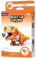 mierEdu Puzzle 3D cu sunete - Tyrannosaurus Rex, Build n Sound (PP1123) - ookee