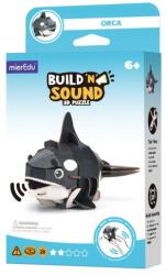 mierEdu Puzzle 3D cu sunete - Orca, Build n Sound (PP1115)