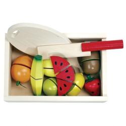 Viga Toys Fructe din lemn feliabile (VIG44539) Bucatarie copii