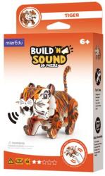 mierEdu Puzzle 3D cu sunete - Tigru, Build n Sound (PP1117) - ookee