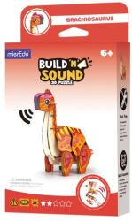 mierEdu Puzzle 3D cu sunete - Brachiosaurus, Build n Sound (PP1126) - ookee