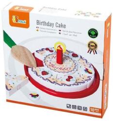 Viga Toys Tort feliabil din lemn, Viga Toys (VIG58499) Bucatarie copii