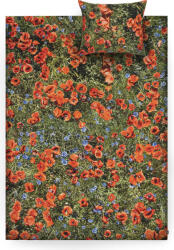 Foonka Lenjerie de pat Hayka desen mac 135 x 200 cm separată cu față de pernă 70 x 80 cm (135x200/70x80-P) Lenjerie de pat