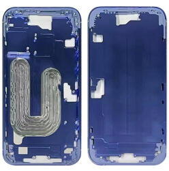 Apple iPhone 16 EU verzió középső keret, oldalgombokkal és sim kártya tartó tálcával, lila (gyári)