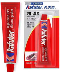 KAFUTER K-383 RED Gasket Maker Magas Hőmérsékletű Szilikon Tömítőanyag 85g (K383)