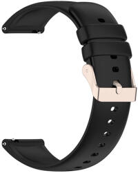 Xiaomi Mi Watch / Amazfit GTR 47mm Szilikon Óraszíj - Fekete (WR-164513)