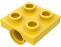 LEGO® alaplap módosított, 2 x 2, alul csatlakozó lyukkal (6061025)