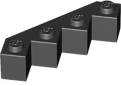 LEGO® kocka, módosított, 4 x 4, fűrészfogas (6039347)