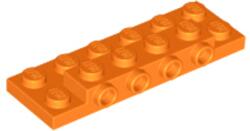 LEGO® módosított alaplap 2 x 6 x 2/3, oldalán 4 csatlakozóval (4648854)