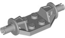 LEGO® alaplap módosított, 2 x 2, széles keréktartó csatlakozóval, technic csatlakozóval (4529120)