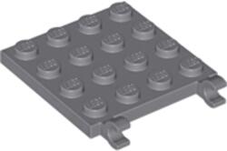LEGO® alaplap, módosított, 4 x 4, oldalán 2 csatlakozóval (6039699)