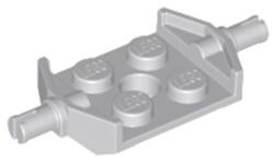 LEGO® alaplap módosított, 2 x 2, széles keréktartó csatlakozóval és lyukkal (4211569)