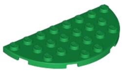 LEGO® alaplap, félkör, 4 x 8 (6133767)