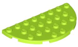 LEGO® alaplap, félkör, 4 x 8 (6133225)
